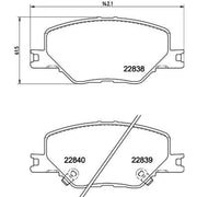 DON Front Brake Pad Set PCP1789