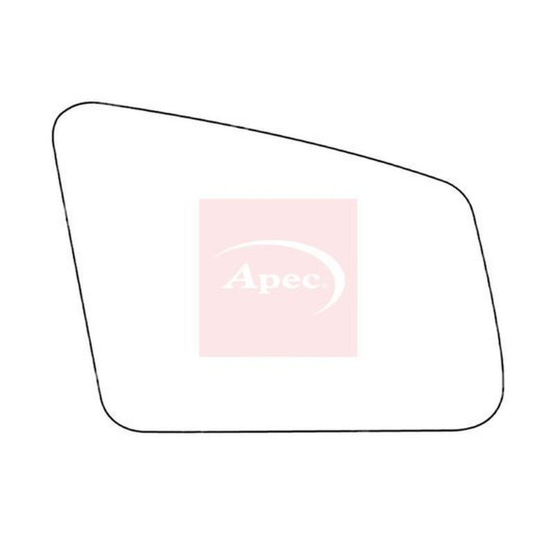 Apec Exterior Wing Mirror Glass Right AMS2080