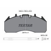 Textar Rear Brake Pad Set 2917401