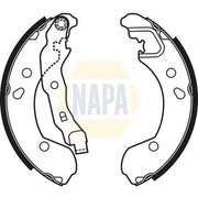 NAPA Brake Shoe Set Axle Kit NBS1049