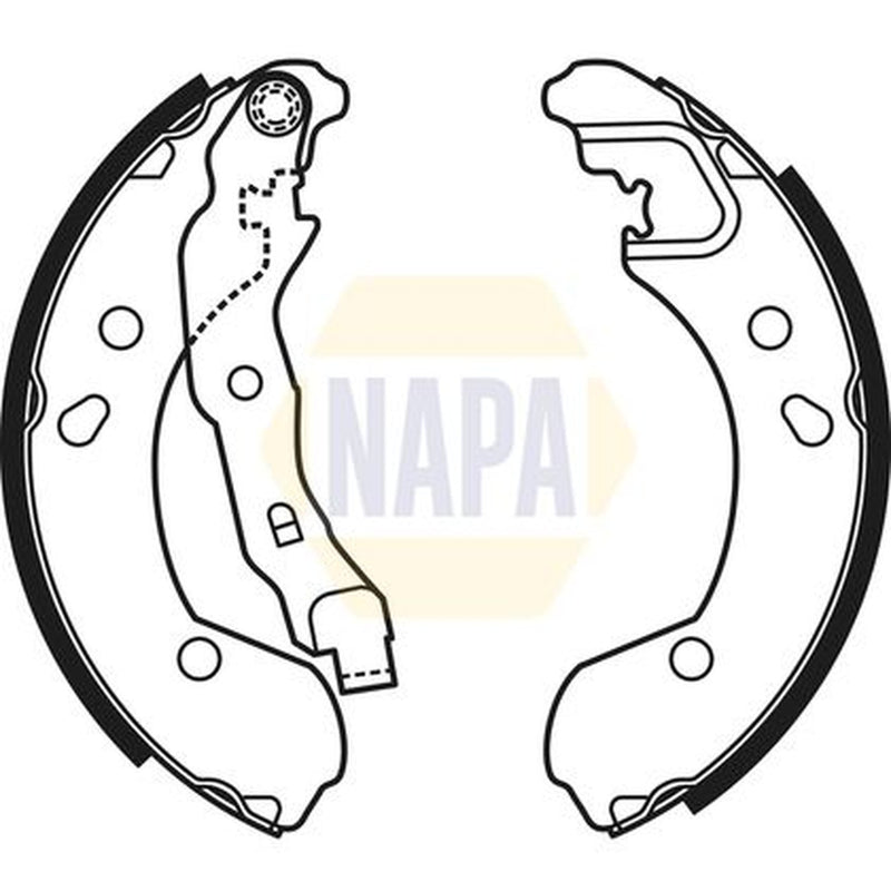 NAPA Brake Shoe Set Axle Kit NBS1049