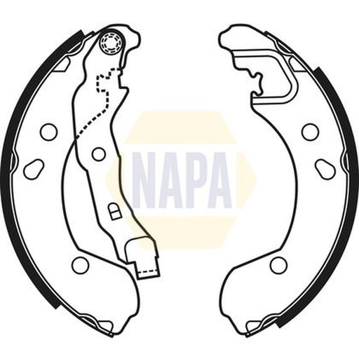 NAPA Brake Shoe Set Axle Kit NBS1049