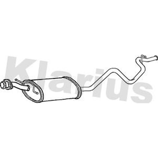 Klarius Box With Tail Pipe Rear CL202K