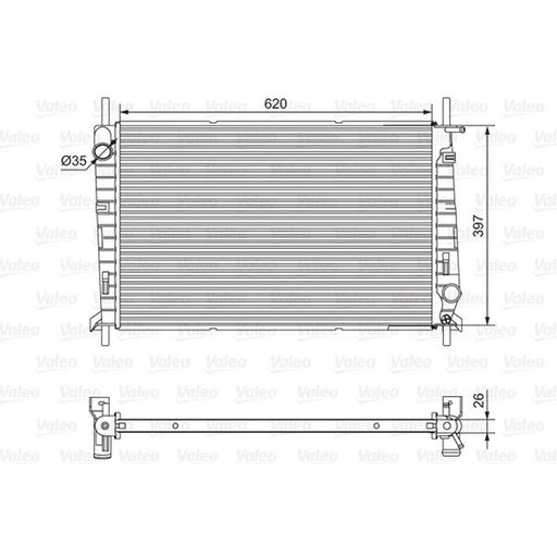 Valeo Engine Radiator 701527
