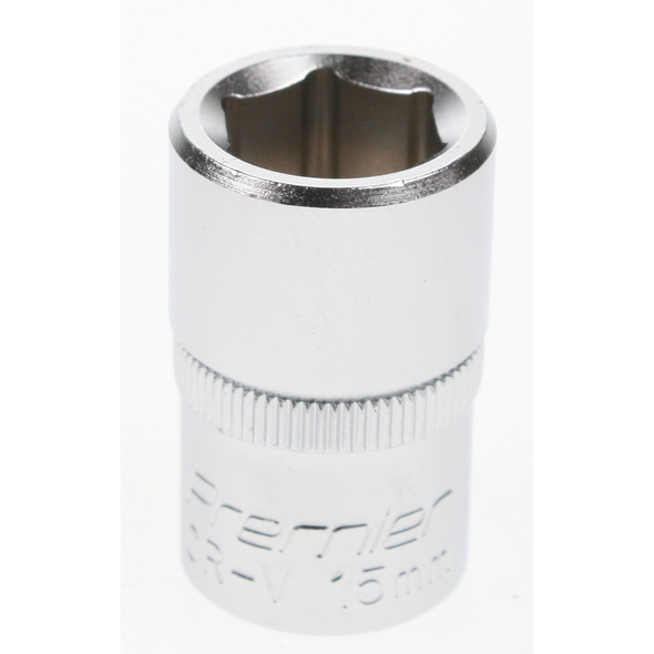 Sealey Socket 1/2"dr 15mm (6pt)