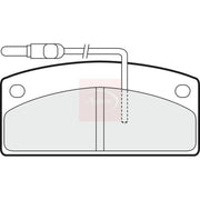 Apec Front Brake Pad Set PAD1430