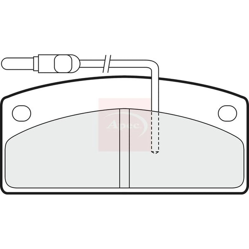Apec Front Brake Pad Set PAD1430