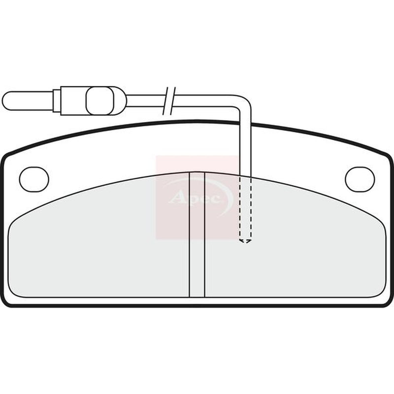 Apec Front Brake Pad Set PAD1430