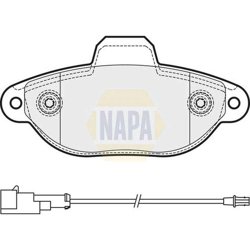NAPA Front Brake Pad Set NBP1531