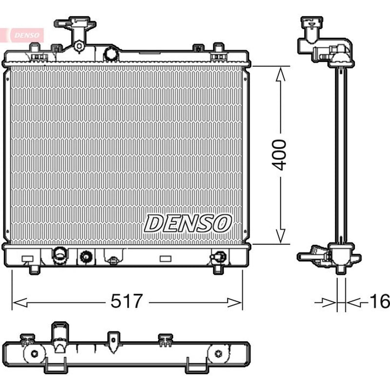 Denso Engine Radiator DRM47033