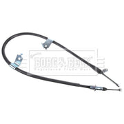 Borg & Beck Handbrake Cable Left Rear BKB6029