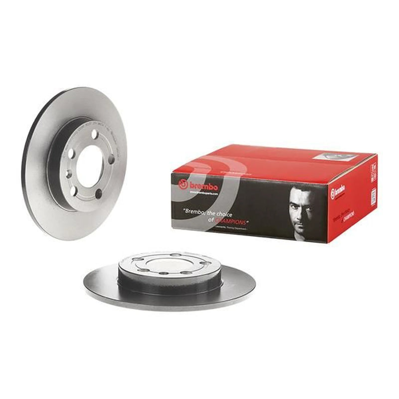 Brembo 2 x Solid Rear Brake Discs 08.9148.11