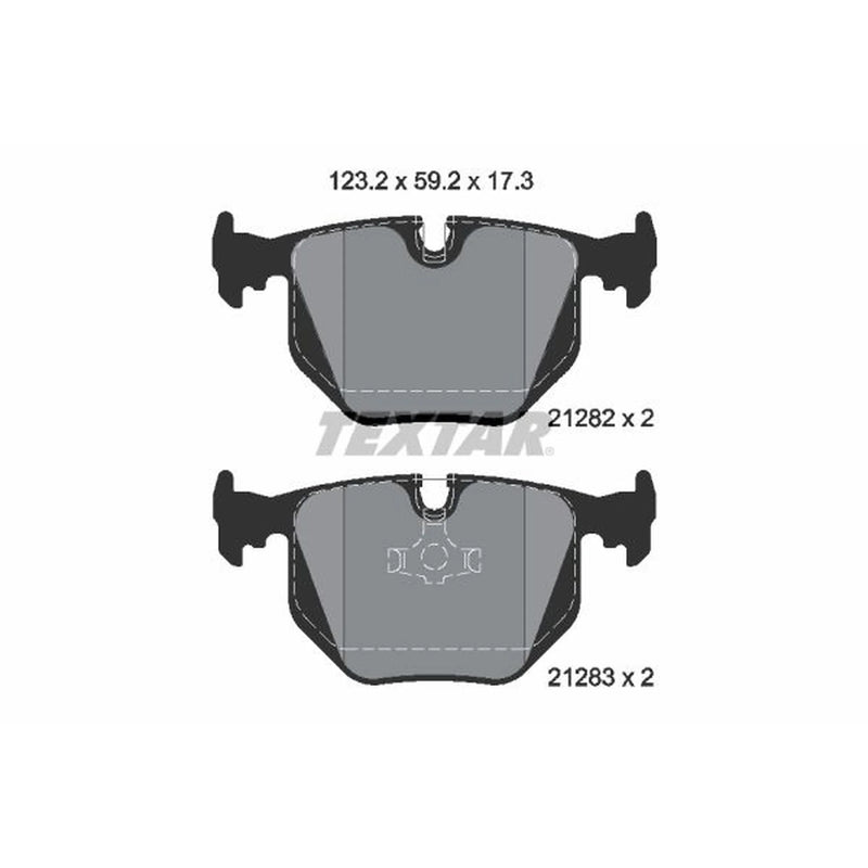 Textar Rear Brake Pad Set 2128201