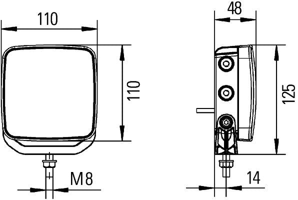 Hella 2ZR 012 456-217 Reverse Light