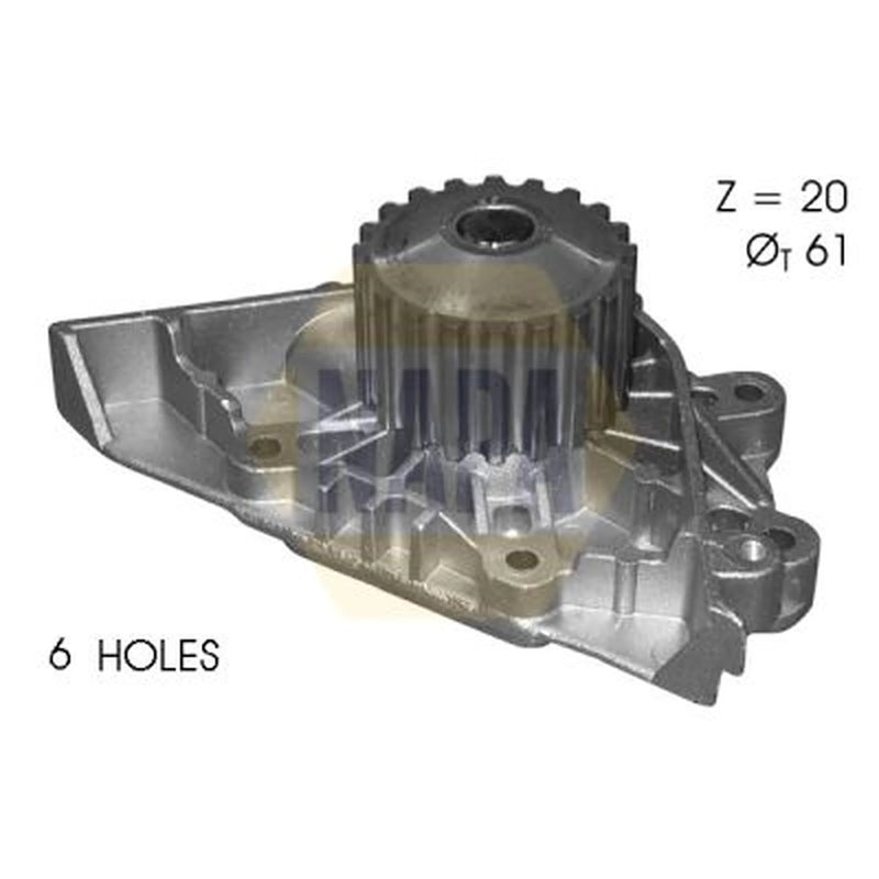 NAPA Engine Cooling Water Pump NWP1140