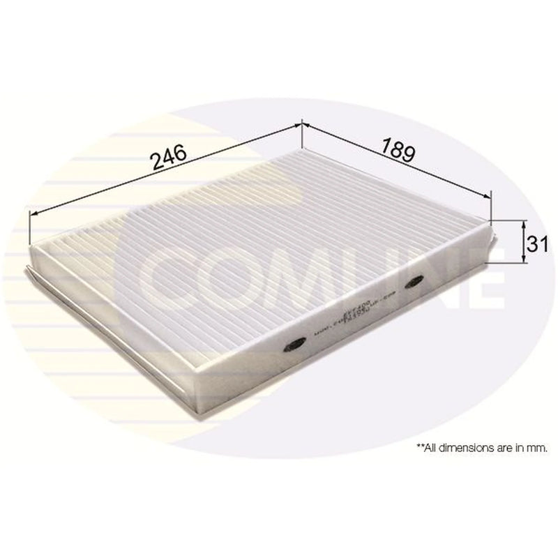 Comline Cabin Air Filter (Pollen Filter) EKF400