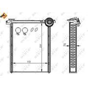 NRF Heater Matrix Core Heat Exchanger 54314