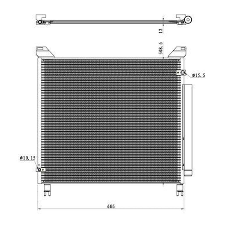 NRF Air Conditioning Condenser 350499