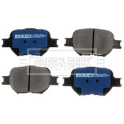 Borg & Beck 4 x Front Brake Pad Set BBP1767