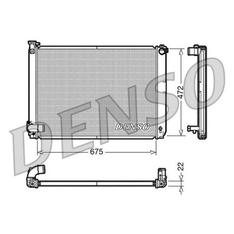 Denso Engine Radiator DRM51005