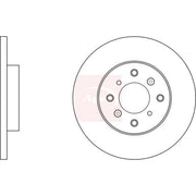 Apec 2 x Solid Rear Brake Discs DSK3069