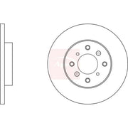Apec 2 x Solid Rear Brake Discs DSK3069