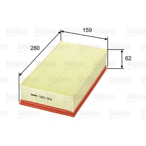 Valeo Engine Air Filter 585091