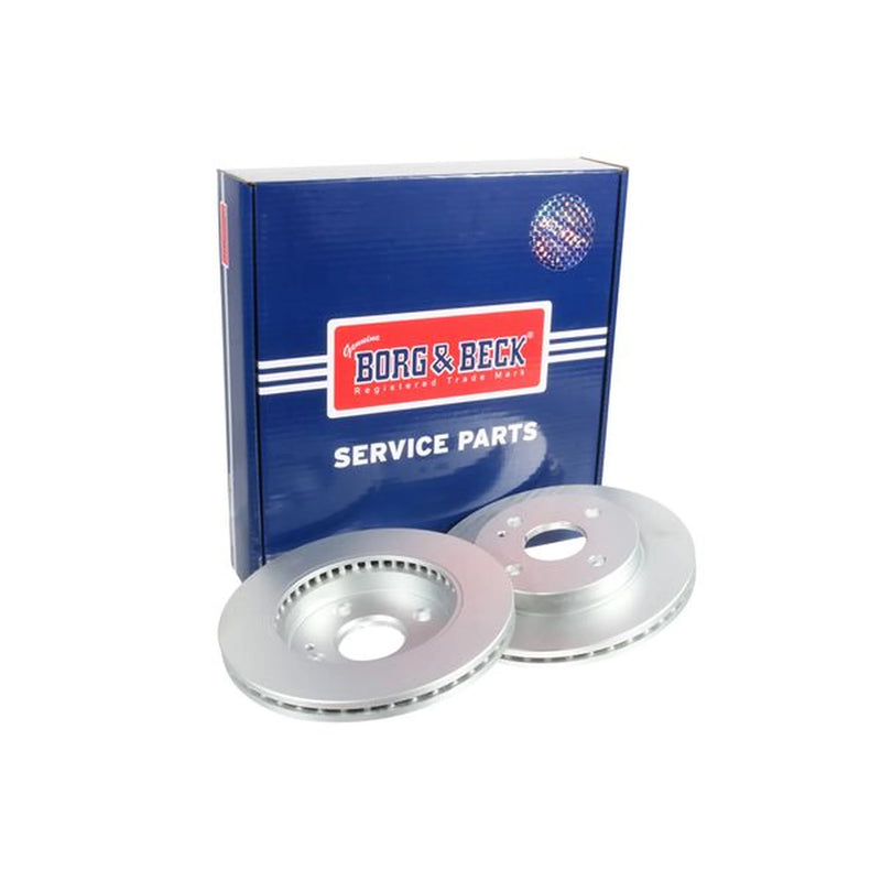 Borg & Beck 2 x Vented Front Brake Discs BBD6350