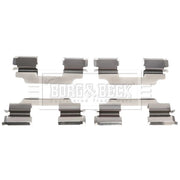 Borg & Beck Brake Pad Accessory Fitting Kit Front BBK1278