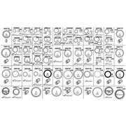 Valeo Universal O'Ring & Gasket Seals Kit 509725 509725