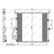 NRF Air Conditioning Condenser 35586
