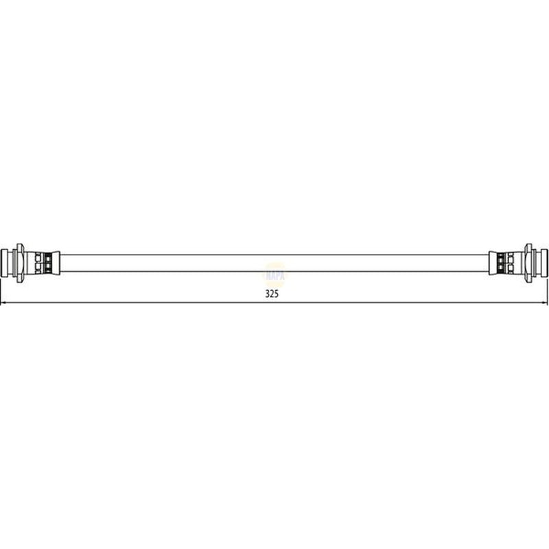 NAPA Brake Hydraulic Hose Line Rear NBH1252