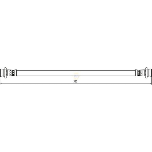 NAPA Brake Hydraulic Hose Line Rear NBH1252