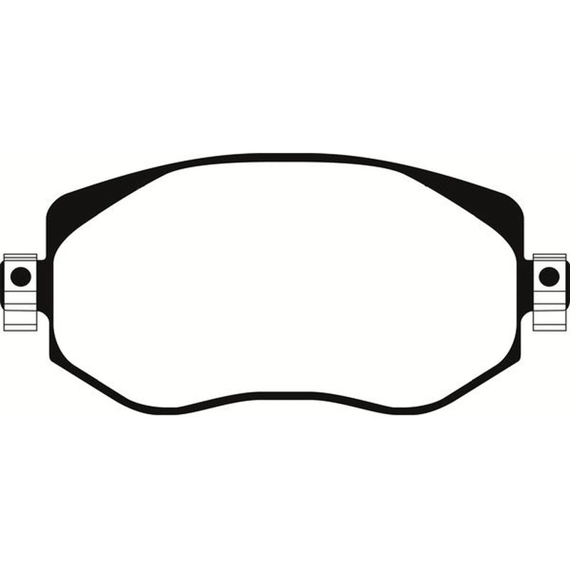 Abtex Front Brake Pad Set PLU2392