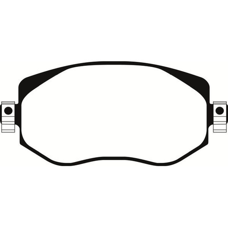 Abtex Front Brake Pad Set PLU2392
