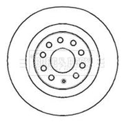 Borg & Beck 2 x Vented Front Brake Discs BBD4383