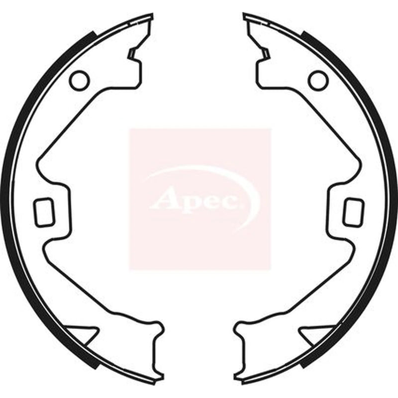 Apec Parking Brake Shoe Set SHU646