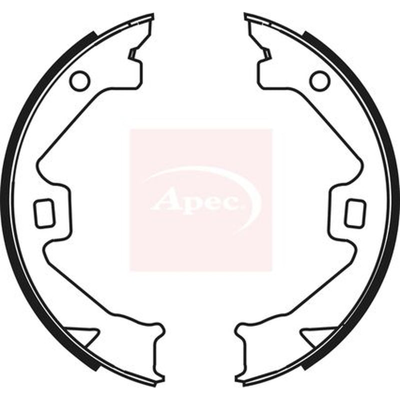 Apec Parking Brake Shoe Set SHU646