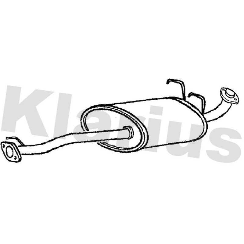 Klarius Box With Centre Pipe Centre TY535B