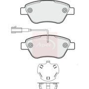 Apec Front Brake Pad Set PAD1775