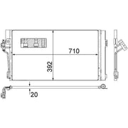 Mahle Air Conditioning Condenser AC 762 000S