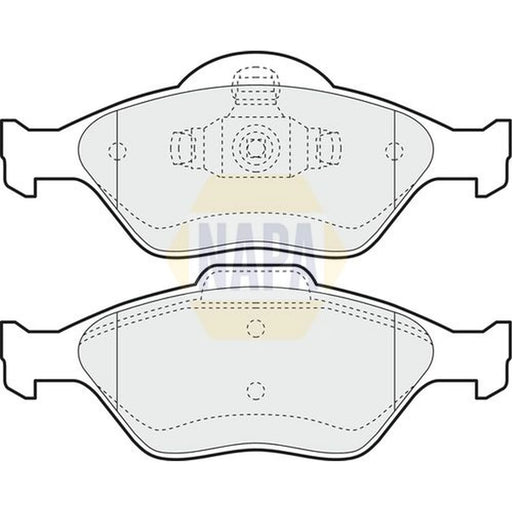 NAPA Front Brake Pad Set NBP1111