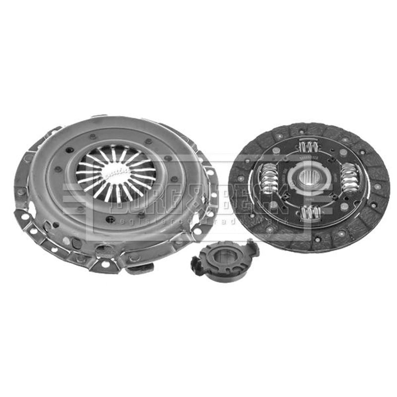 Borg & Beck Clutch Kit Set 3pc 180mm HK6557