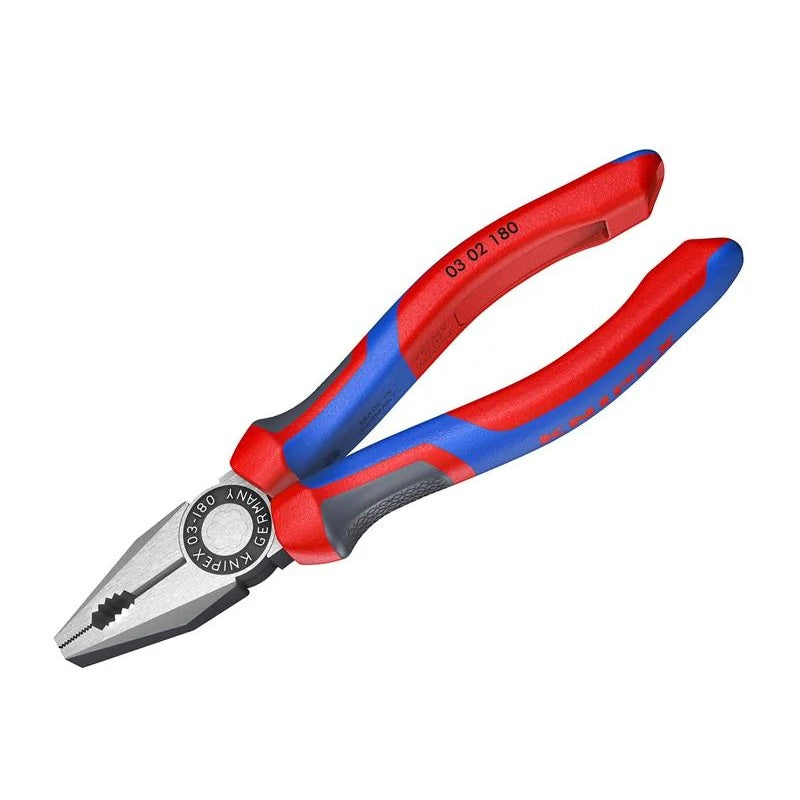 KNIPEX 03 02 180 Combination Pliers Comfort Handles 180mm - 03 02 180 SB