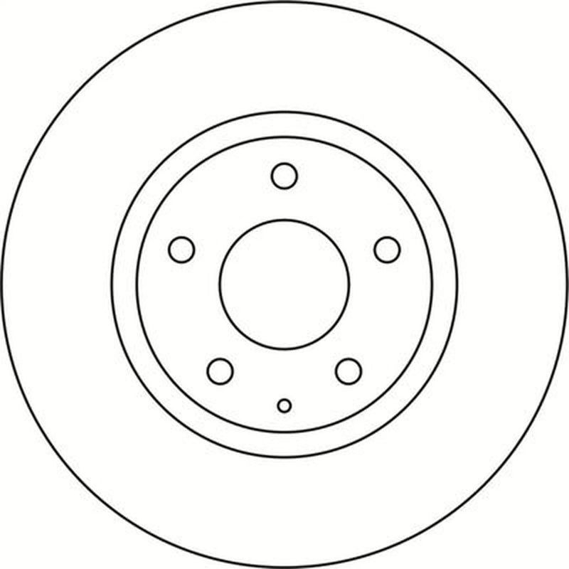 Abtex 2 x Vented Front Brake Discs BD1872V