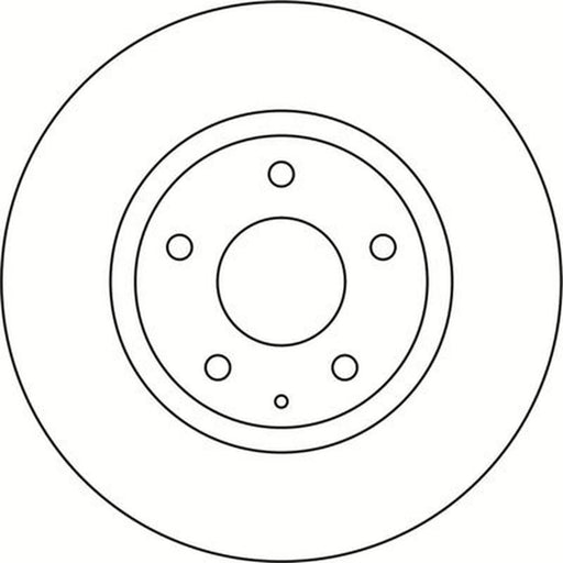 Abtex 2 x Vented Front Brake Discs BD1872V