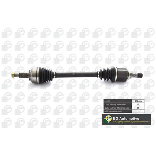 BGA CV Drive Shaft Driveshaft Front Left DS7354L