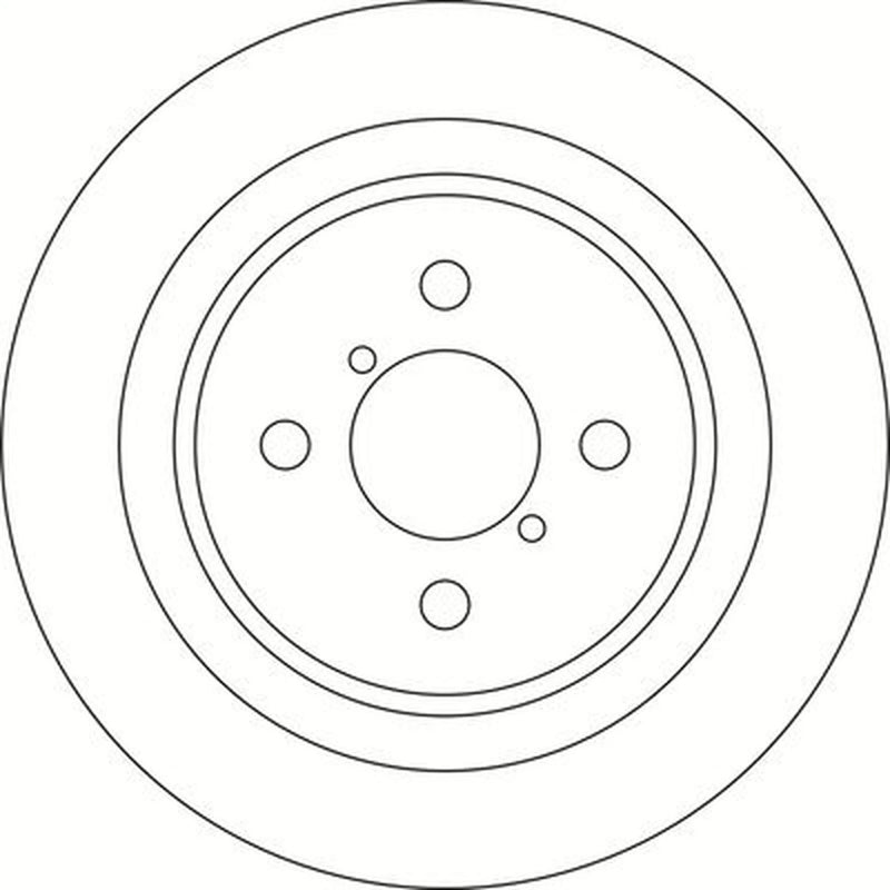 Abtex 2 x Rear Brake Discs BD1438S