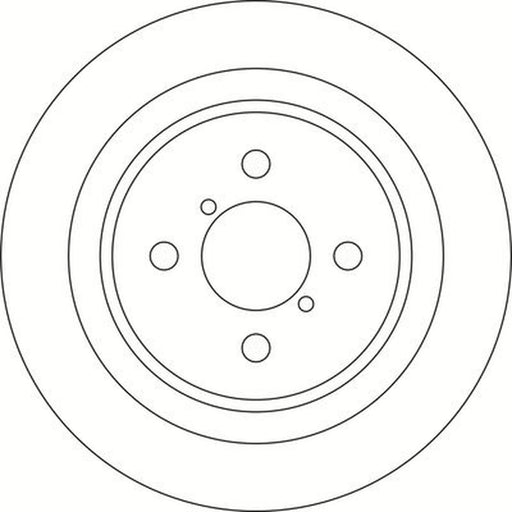 Abtex 2 x Rear Brake Discs BD1438S
