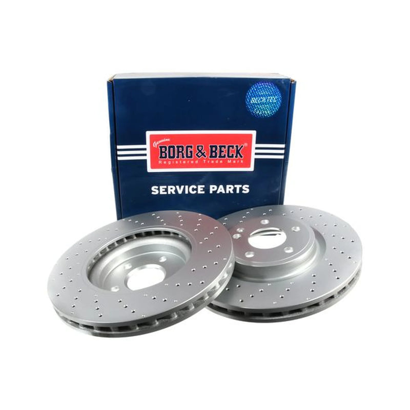 Borg & Beck 2 x / Front Brake Discs BBD5355